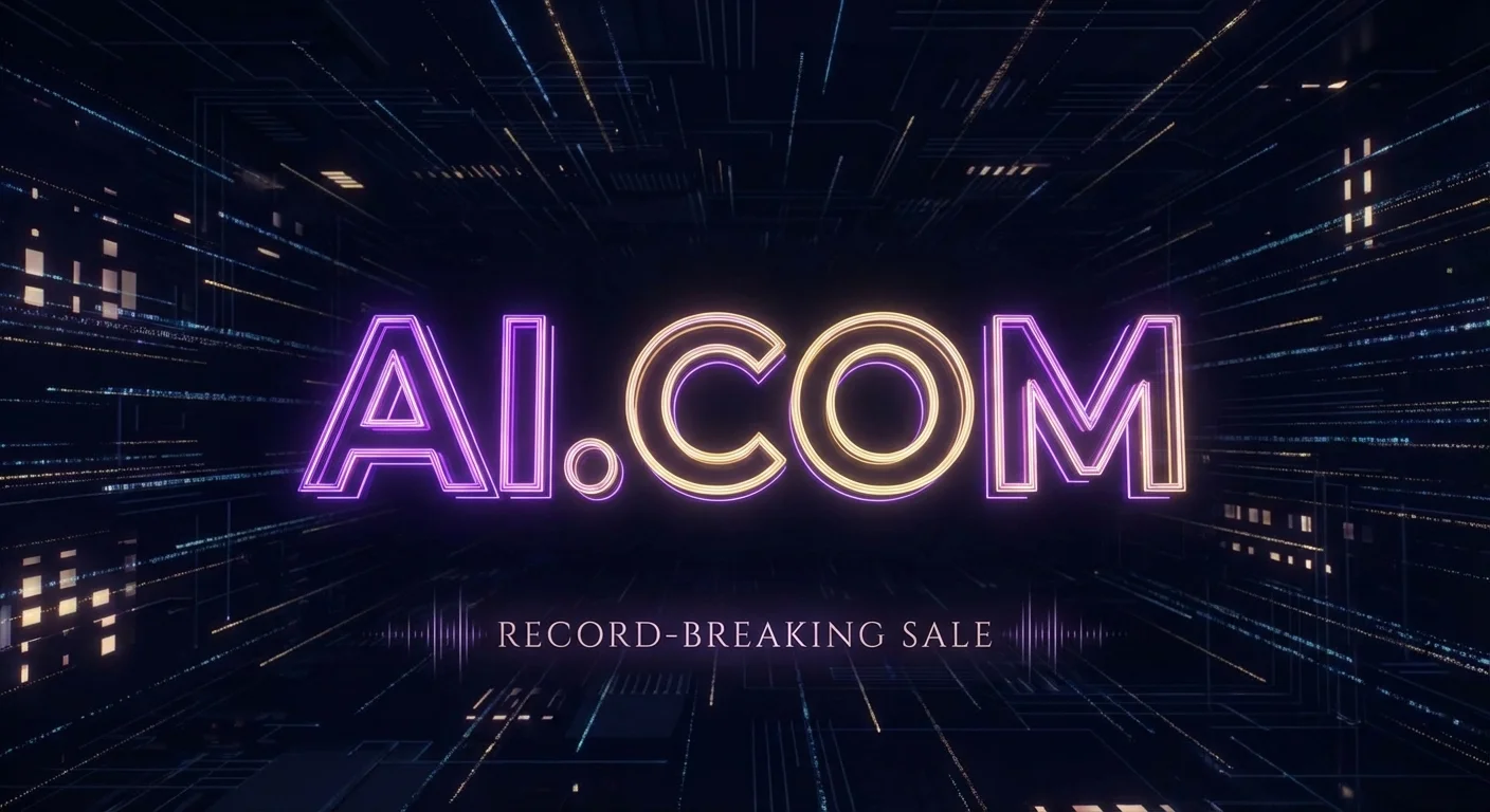 AI.com se vende por $70 millones: el dominio más caro de la historia