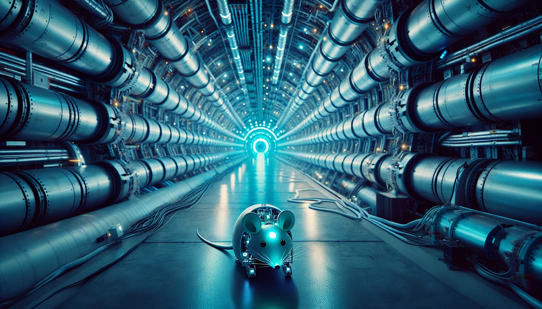 CERN envía ratones robot con IA a patrullar los 27 km del Gran Colisionador de Hadrones