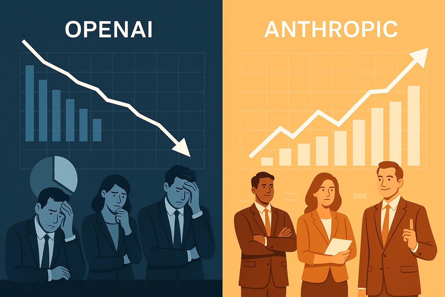 Inversores Huyen de OpenAI: $600M en Acciones en Venta Mientras Anthropic Brilla